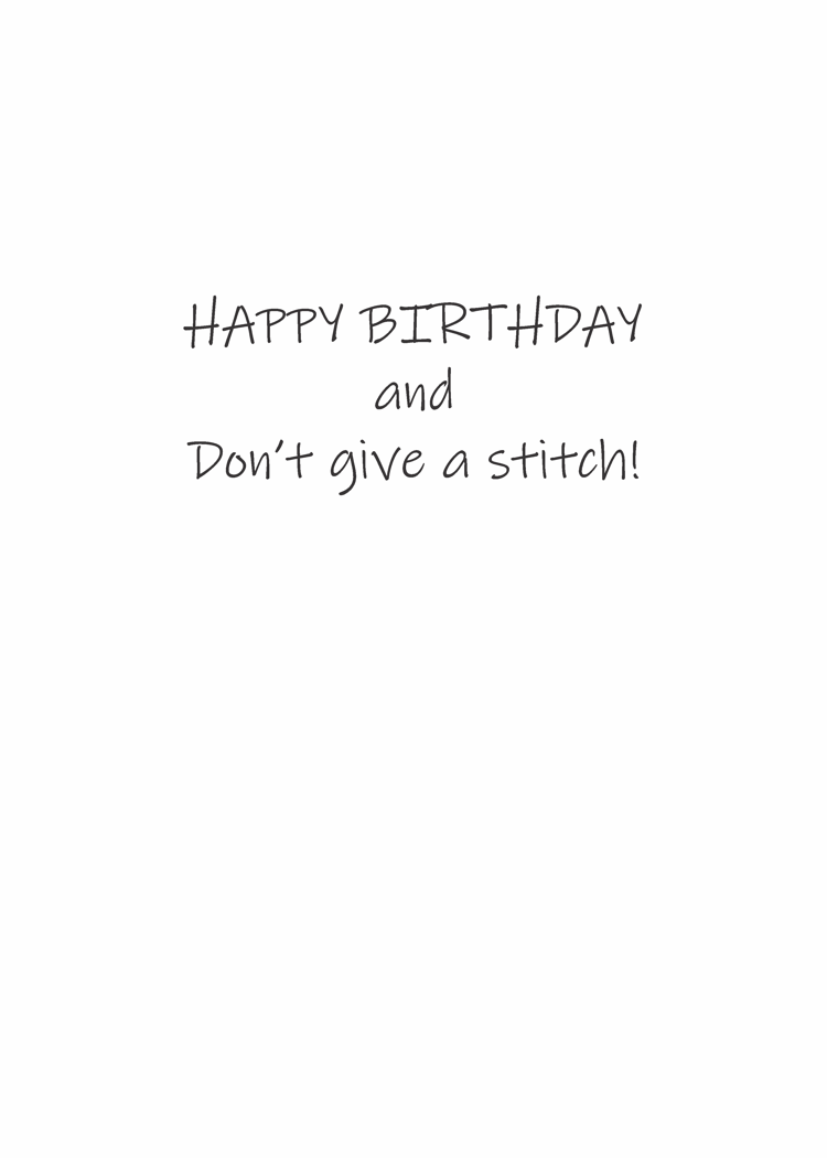 "More unfinished quilting projects" Quilter Birthday Card #BTY015